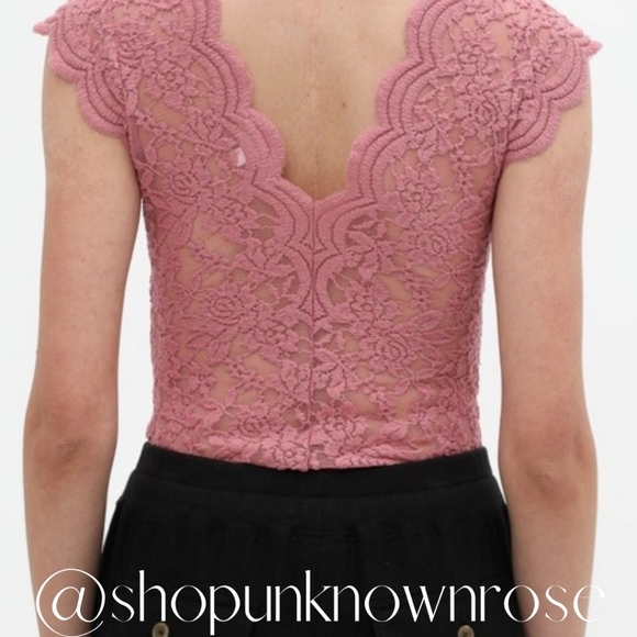 Be Mine Mauve Bodysuit - Picture 6 of 6